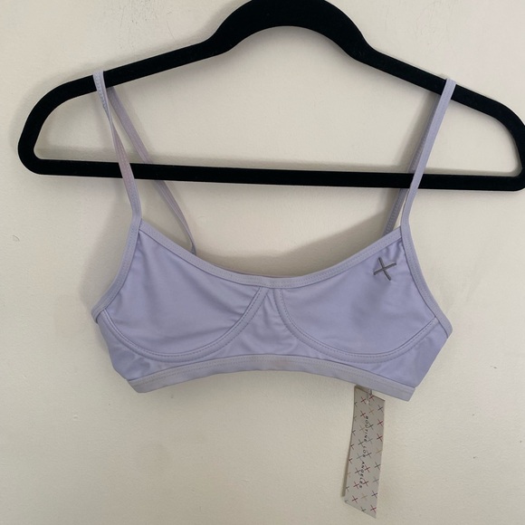 BNWT boutine LA lavender bikini swim top (new stitch) - Picture 3 of 6